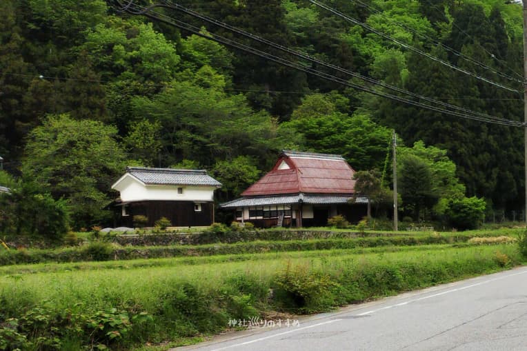 滋賀県犬上郡多賀町栗栖里山の風景