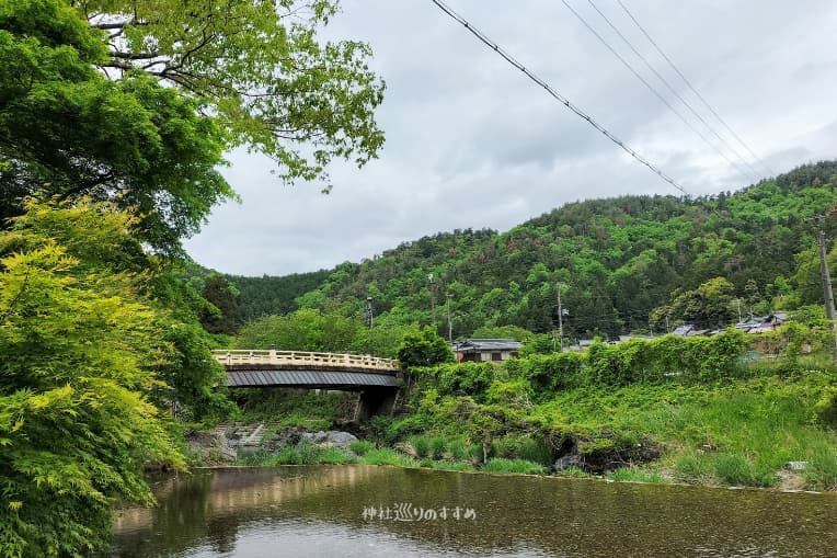 滋賀県犬上郡多賀町栗栖芹川にかかる飛ノ木橋