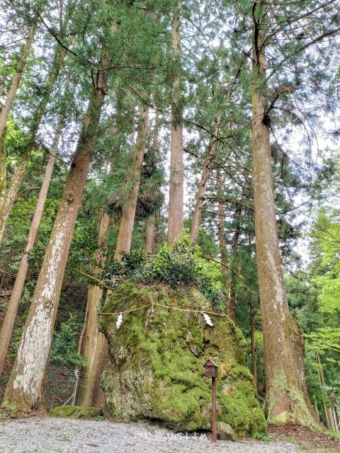 調宮神社磐座正面