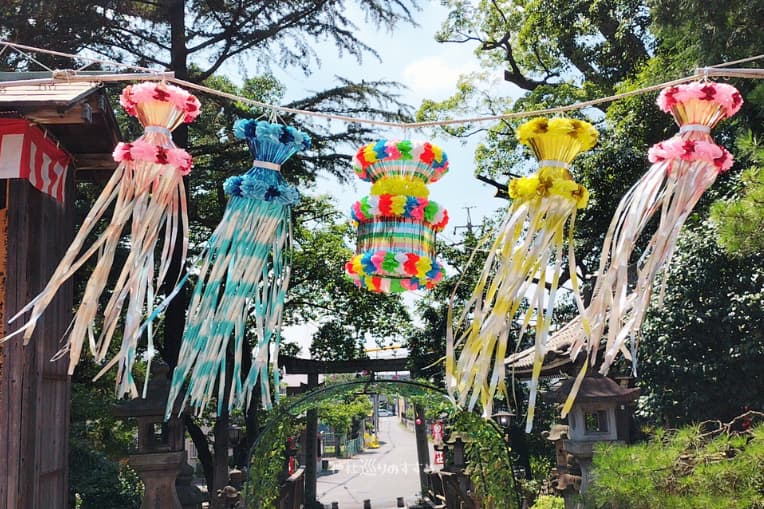 熊野神社吹き流し