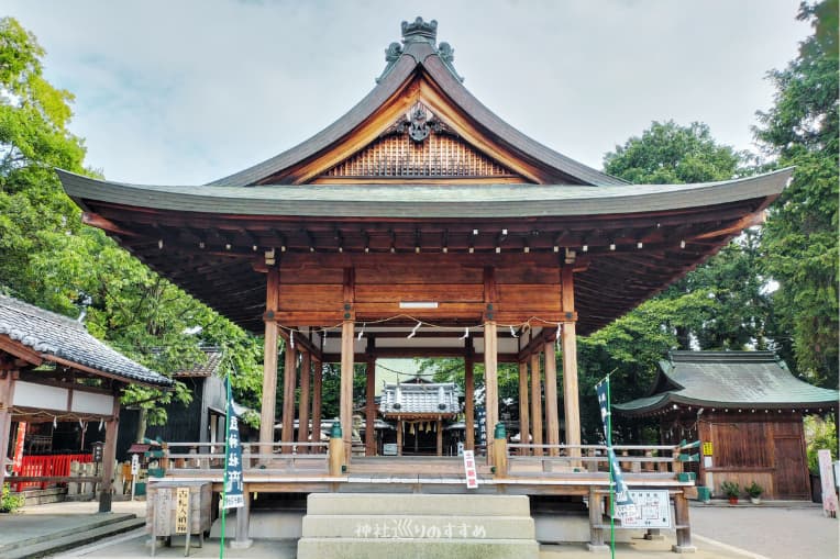 伊豆神社の拝殿