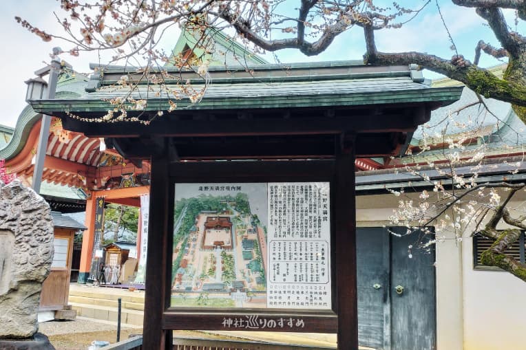 北野天満宮境内図