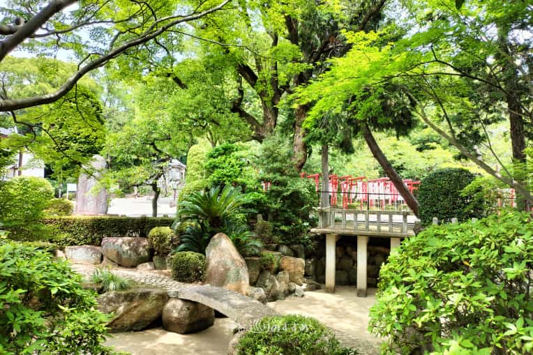 成海神社池泉