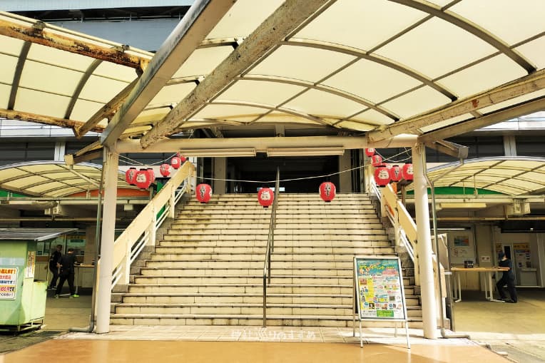 ウイニングライブシーンが行われたステージ