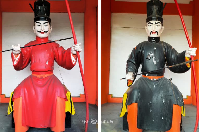 楼門の随身（神社の守護神）