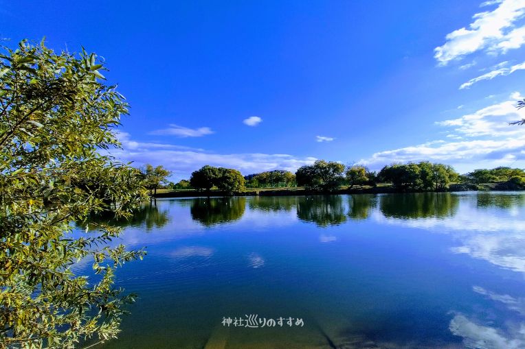 庄内川と対岸の風景